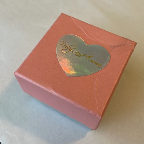 Ruby and Emma Sterling Silver heart necklace - Picture 2 of 3